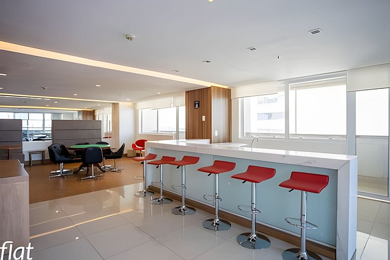 iFlat Brookfiled Towers Maior c/ Varanda 55 mts