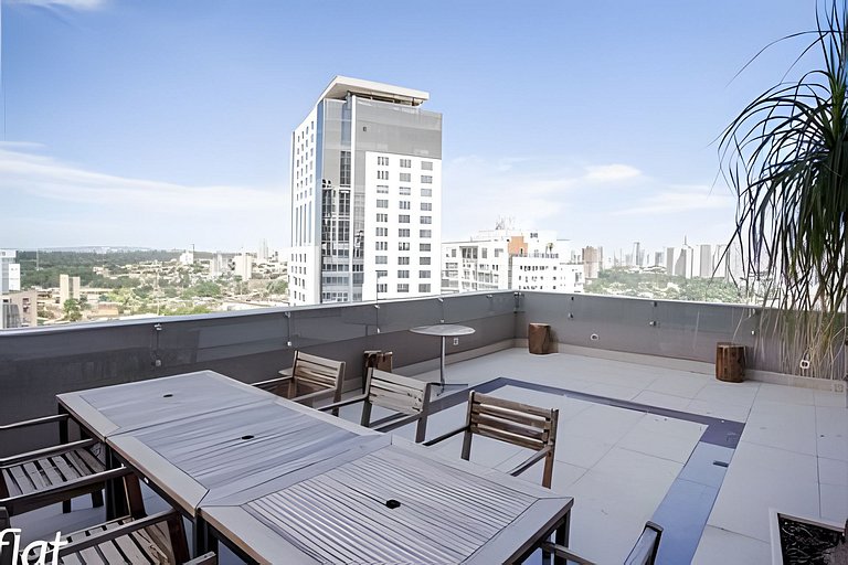 iFlat Brookfiled Towers Maior c/ Varanda 55 mts