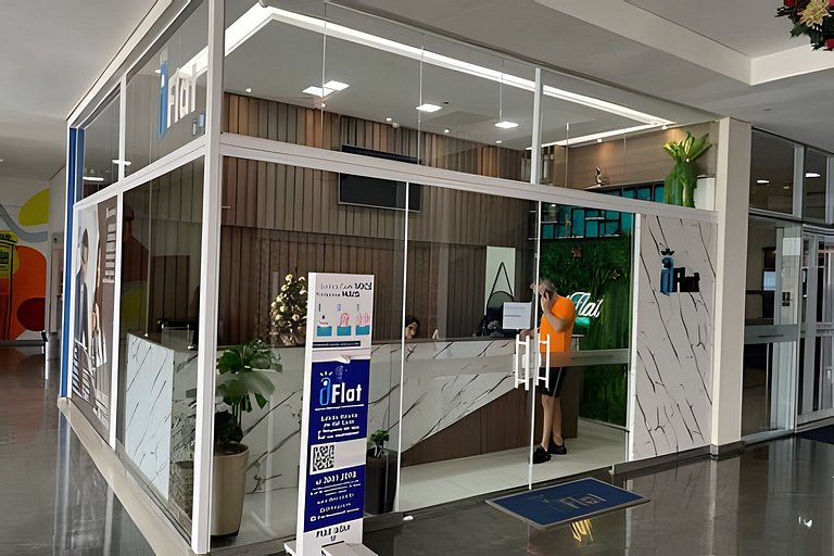 iFlat Brookfiled Towers Maior c/ Varanda 55 mts