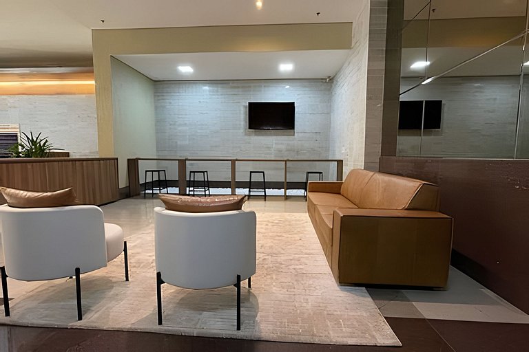 iFlat Brookfiled Towers Maior c/ Varanda 55 mts