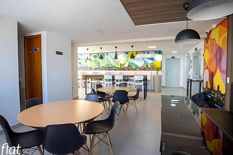 iFlat Brookfiled Towers Maior c/ Varanda 55 mts