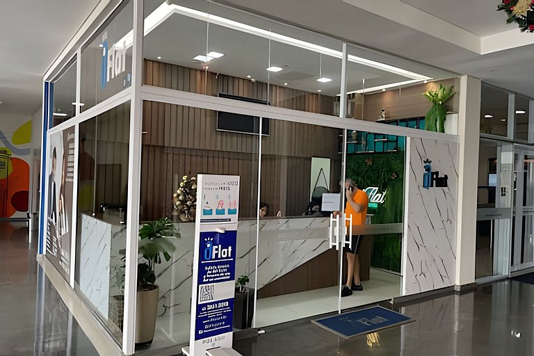 iFlat Brookfiled Towers Maior c/ Varanda 55 mts