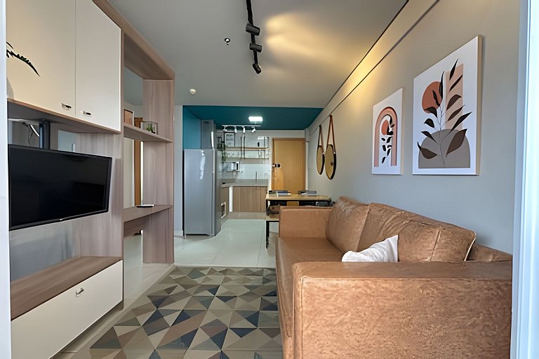 Lindo Flat para hospedagem no jardim goiás