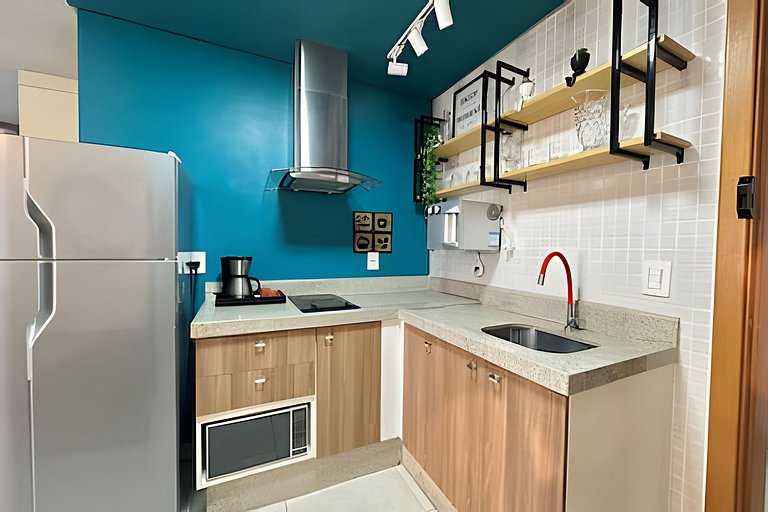 Lindo Flat para hospedagem no jardim goiás