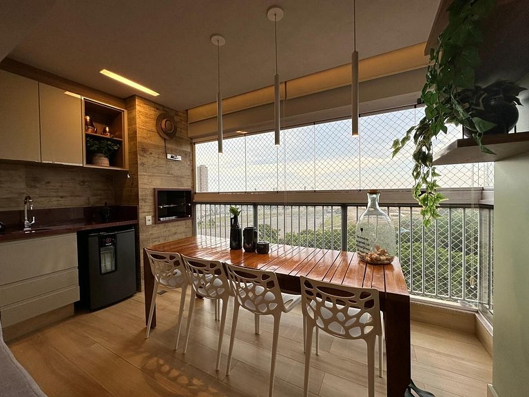 Luuxuoso Winner 2 suites e churrasqueira.