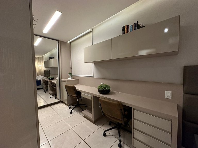 Luuxuoso Winner 2 suites e churrasqueira.