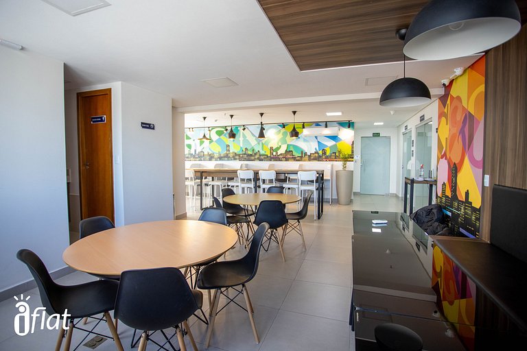 Flat business para diária e mensal no jardim goiás