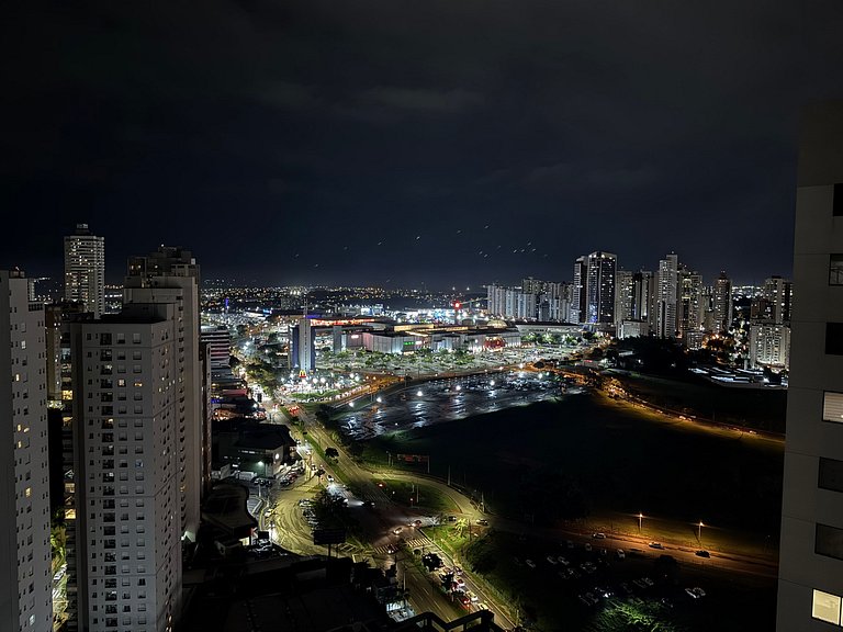 Hospedagem incrível com Vista no Jardim Goiás Flamboyant