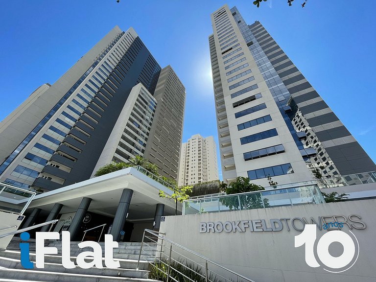 Hospedagem incrível com Vista no Jardim Goiás Flamboyant